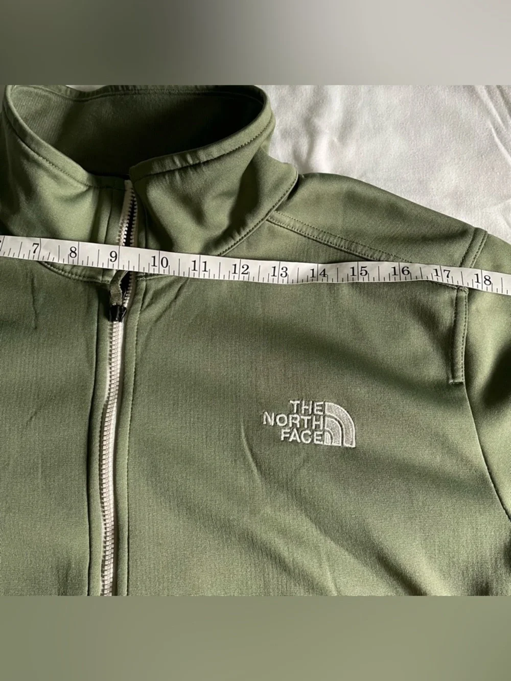 The North Face WindWall Green Soft Shell Lightweight Jacket Men’s Sz. Large - Picture 7 of 9